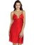 Saten Battal Dantelli Gecelik 624 Lacivert 1