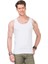 Cipo&Baxx CU107 Geniş Yaka Kolsuz Slim Fit Beyaz Erkek Atlet 1