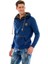 Cipo&Baxx C44200 Çift Kat Yaka Cepli Mavi Erkek Sweatshirt 3