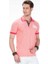 Cipo&Baxx CT416 Polo Yaka Nakışlı Slim Fit Pembe Erkek Tişört 4