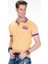 Cipo&Baxx CT416 Polo Yaka Nakışlı Slim Fit Sarı Erkek Tişört 1