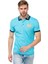 Cipo&Baxx CT416 Polo Yaka Nakışlı Dar Kalıp Mavi Erkek Tişört 4