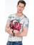 Cipo&Baxx CT410 Kurukafa Life Trap Baskılı Slim Fit Erkek Tişört 1