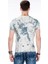 Cipo&Baxx CT410 Kurukafa Life Trap Baskılı Slim Fit Erkek Tişört 4