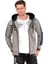 Cipo&Baxx CL312 Kapşonlu Kalın Kışlık Gri Erkek Sweatshirt 1