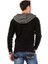 Cipo&Baxx CL311 Kapşonlu Yakası Fermuarlı Siyah Erkek Sweatshirt 4