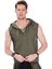 Cipo&Baxx CL298 Kapşonlu Cepli Yeşil Erkek Sweatshirt Spor Atlet 2