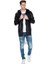 Cipo&Baxx CL295 Düz Siyah Cepli Erkek Uzun Sweatshirt Ceket 3