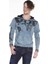 Cipo&Baxx CL279 Kurukafa Baskılı Yırtık Mavi Erkek Sweatshirt 2