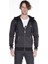 Cipo&Baxx CL251 Deri Parçalı Kapşonlu Siyah İnce Erkek Sweatshirt 1