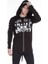 Cipo&Baxx CL239 Kurukafa Baskılı Uzun Siyah Motorcu Sweatjacket 1