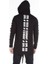 Cipo&Baxx CL239 Kurukafa Baskılı Uzun Siyah Motorcu Sweatjacket 2