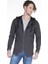 Cipo&Baxx CL238 Armalı Kapşonlu Uzun Erkek Gri Sweatshirt 1