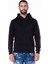 Cipo&Baxx CL206 Kaplan Baskılı Kapşonlu Siyah Erkek Sweatshirt 1