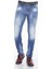 Cipo&Baxx CD319B Açık Mavi Slim Fit Dar Paçalı Erkek Kot Pantolon 2