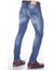 Cipo&Baxx CD319B Açık Mavi Slim Fit Dar Paçalı Erkek Kot Pantolon 4