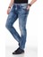 Cipo&Baxx CD319 Esktilmiş Mavi Slim Fit Erkek Jean Kot Pantolon 2