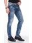 Cipo&Baxx CD319 Esktilmiş Mavi Slim Fit Erkek Jean Kot Pantolon 3