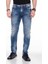 Cipo&Baxx CD319 Esktilmiş Mavi Slim Fit Erkek Jean Kot Pantolon 5