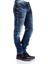 Cipo&Baxx CD286 Dekoratif Dikişli Yıkamalı Koyu Mavi Erkek Jeans 2