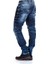 Cipo&Baxx CD286 Dekoratif Dikişli Yıkamalı Koyu Mavi Erkek Jeans 4