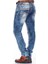 Cipo&Baxx CD148 Yıkanmış Standart Kesim Mavi Erkek Kot Pantolon 4