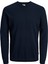 12137194 Ebasic Knit V-Neck Noos Lacivert 3