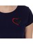 Kız Çocuk T-Shirt Kalp Nakışlı 2