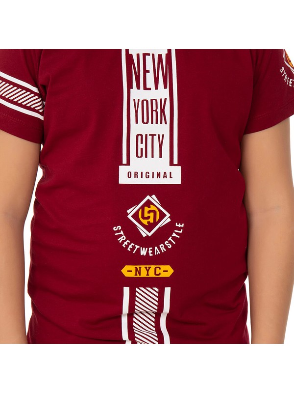 Modalite Net Defacto Nyc Baskili Slim Fit T Shirt