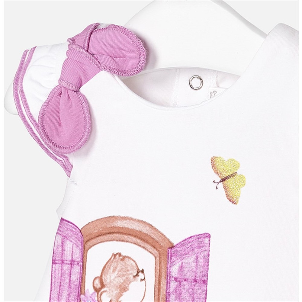 Mayoral Kız Bebek Yenidoğan Baskılı Penye Elbise Fiyatı