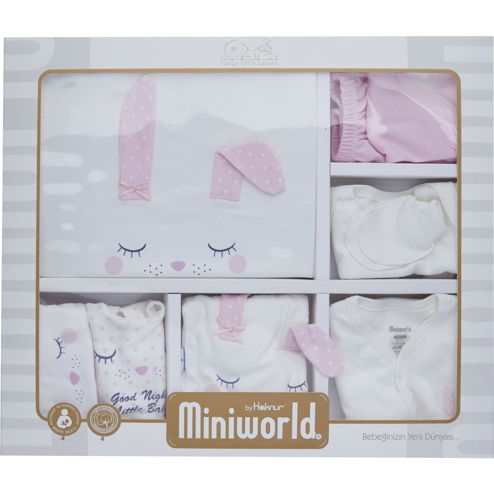 Miniworld Kız Bebek Hastane Çıkışı 10�lu Zıbın Seti 14228 Fiyatı