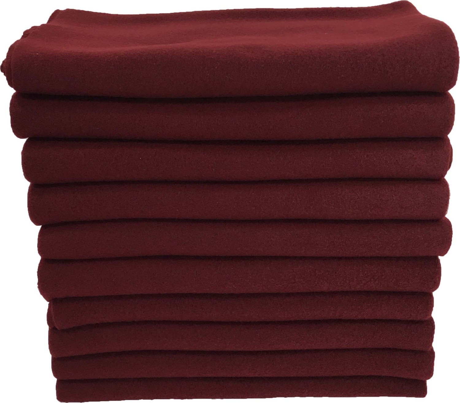 Ecotton Works Polar Şal - Bordo Renk Polar Şal