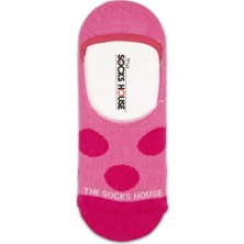 The Socks House Pembe Puantiye Desenli Footie