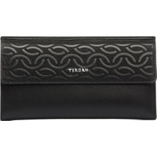 Tergan Kadın Cüzdan Siyah