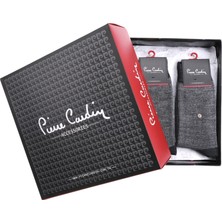 Pierre Cardin Kışlık Termal Yünlü Erkek Çorap 12'li Paket Antrasit 504