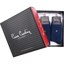 Pierre Cardin Kışlık Termal Yünlü Erkek Çorap 12'li Paket Lacivert 504