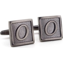 Solfera İsim Baş Harf Kol Düğmesi  Manşet Çift O Harfi Cx201