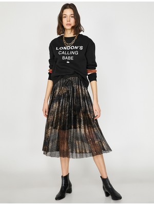 Koton Kadın Desenli Etek