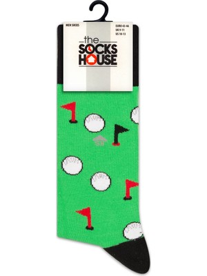 The Socks House Golf Desenli Erkek Çorap