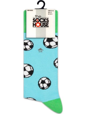 The Socks House Futbol Desenli Erkek Çorap