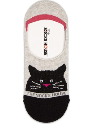 The Socks House Kedi Desenli Footie