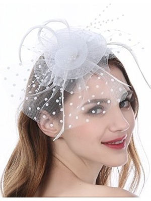 Bba New Trend Nikah Düğün Şapkası Vualet Toka