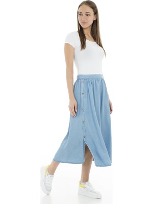 Vero Moda Vmmia Hr Button Summer Skirt Ga Kadın Etek 10209534