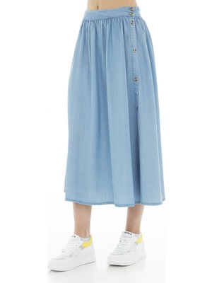 Vero Moda Vmmia Hr Button Summer Skirt Ga Kadın Etek 10209534