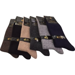 6 Lı Lambswool Yün Erkek Çorap