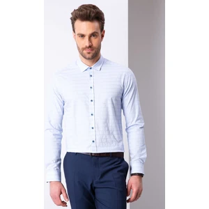 Pierre Cardin Erkek Açık Mavi Slim Fit Uzun Kollu Gömlek 50200516-VR003