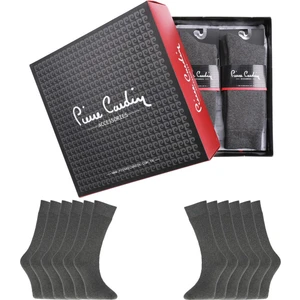 Pierre Cardin Kışlık Termal Yünlü Havlu Erkek Çorap 12'li Paket Gri 575