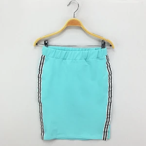 Kız Çocuk Etek Simli Şerit - Mint Yeşili - 10 Yaş