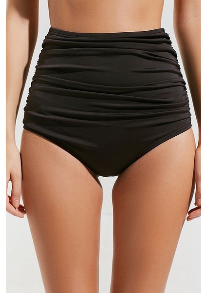 Siyah Yüksek Bel Bikini Takım