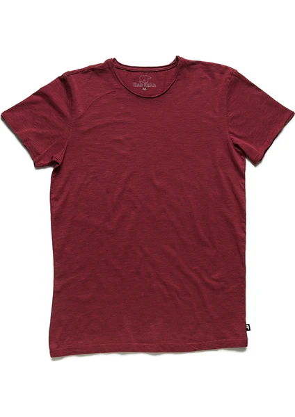 Bad Bear Erkek Bordo T-Shirt